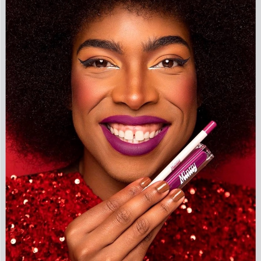 Mintty Makeup Majorly Deeply Purple - Treatment Lip Duo - Picture 4 of 4